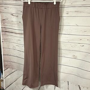 Joie Flowy Pants, size M, pull-on Elastic waist, dusty rose color